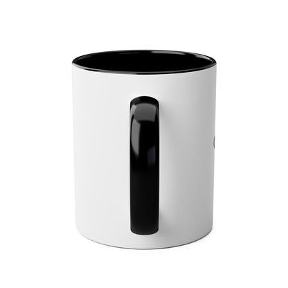 Born to Be Real Not Perfect - 11oz Two-Tone Coffee Mug