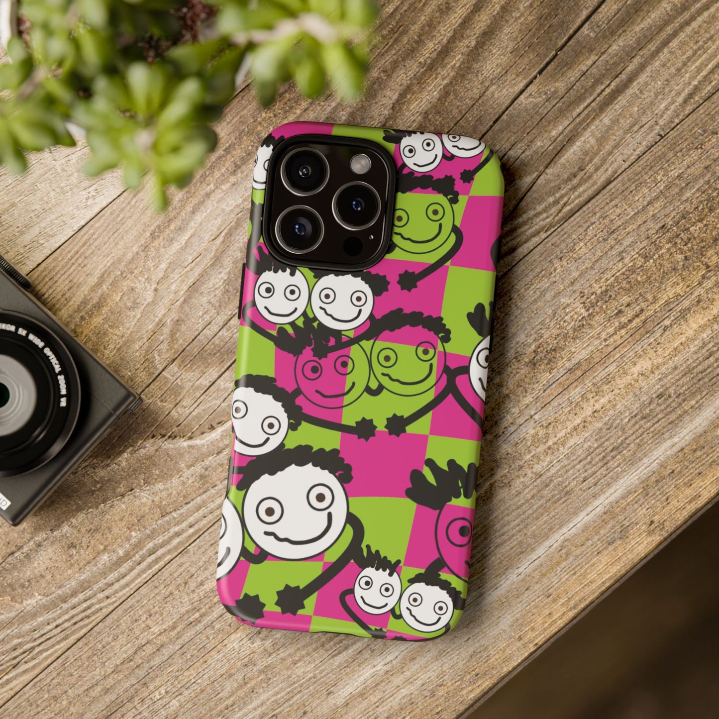 Positive Vibes Phone Case - By PositiveHug Happy, Colorful Tough Case,