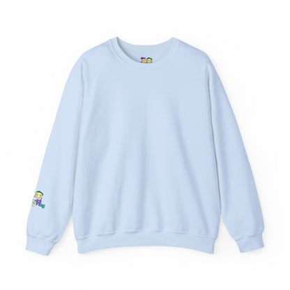 'Hey, I believe in you! x ' Motivational Crewneck Sweatshirt Unisex, Quote on back