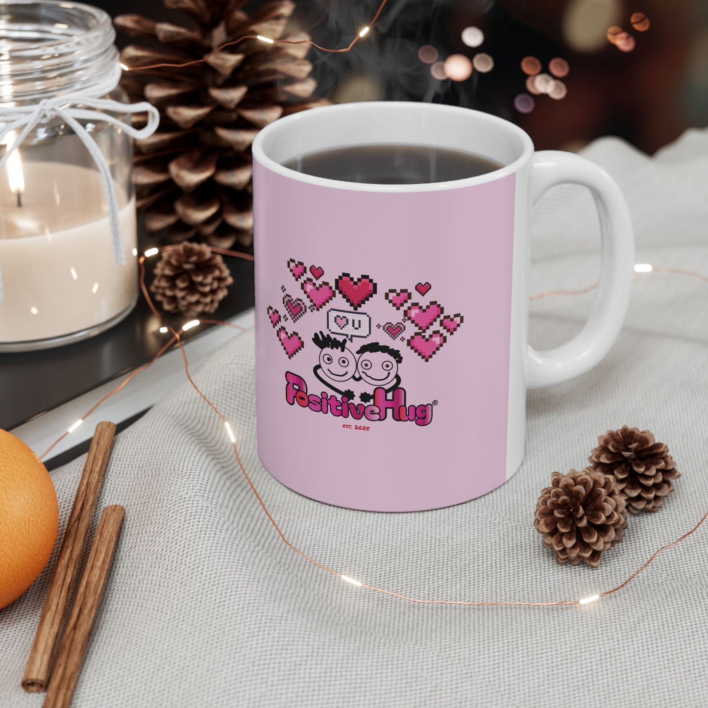 Valentine Self-Love Ceramic Mug — Be Your Own Valentine All Year Round | PositiveHug