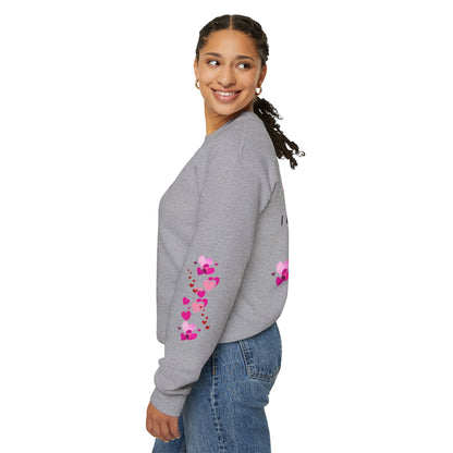 I Believe In You Crewneck Sweatshirt — Cute Dinosaur Heart Cosy Sweatshirt