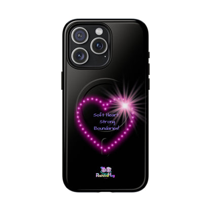 Soft Heart, Strong Boundaries Women's Tough Magnetic Phone Case — Self-Love | PositiveHug