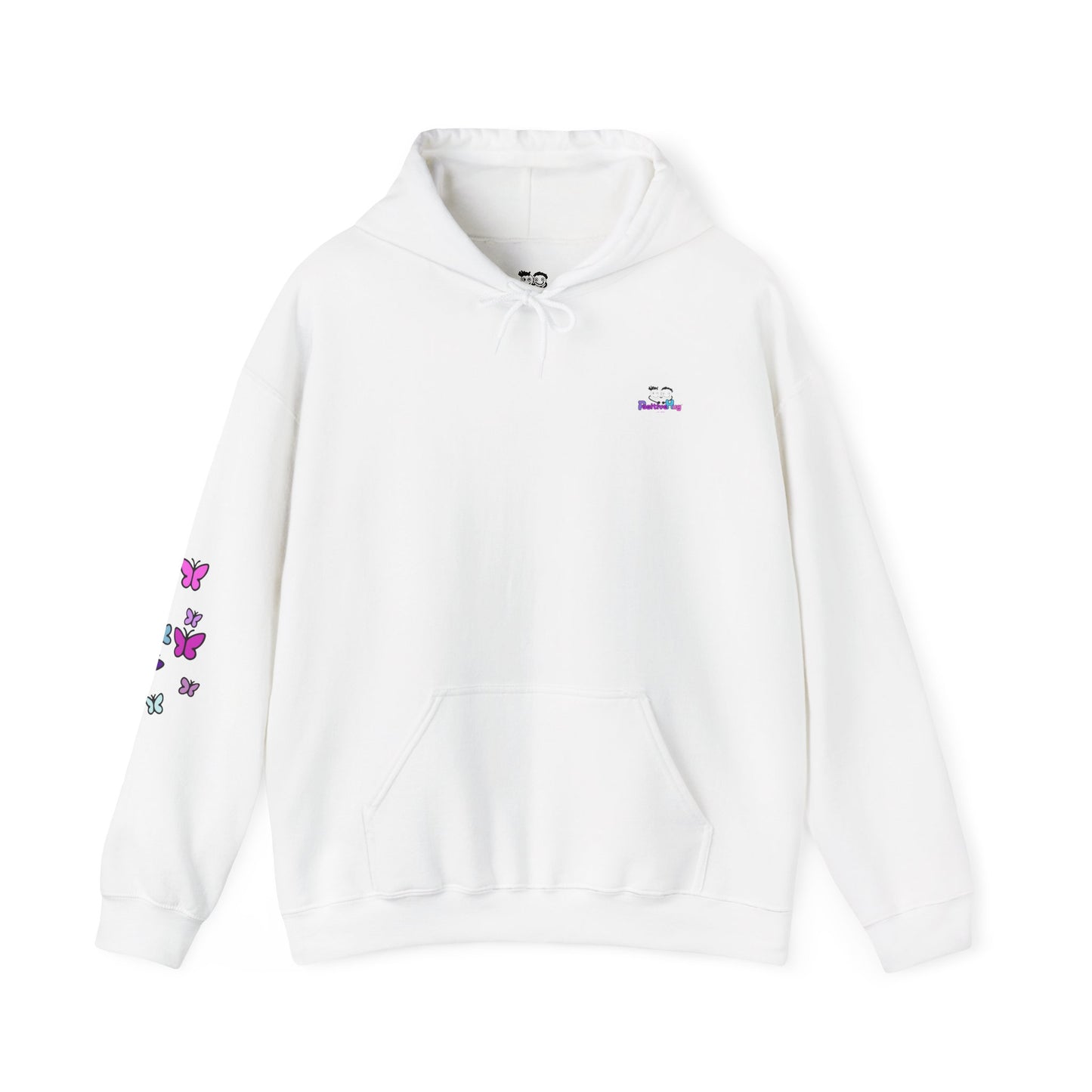 Butterfly Encouragement Hoodie — "Hey, I Believe In You"