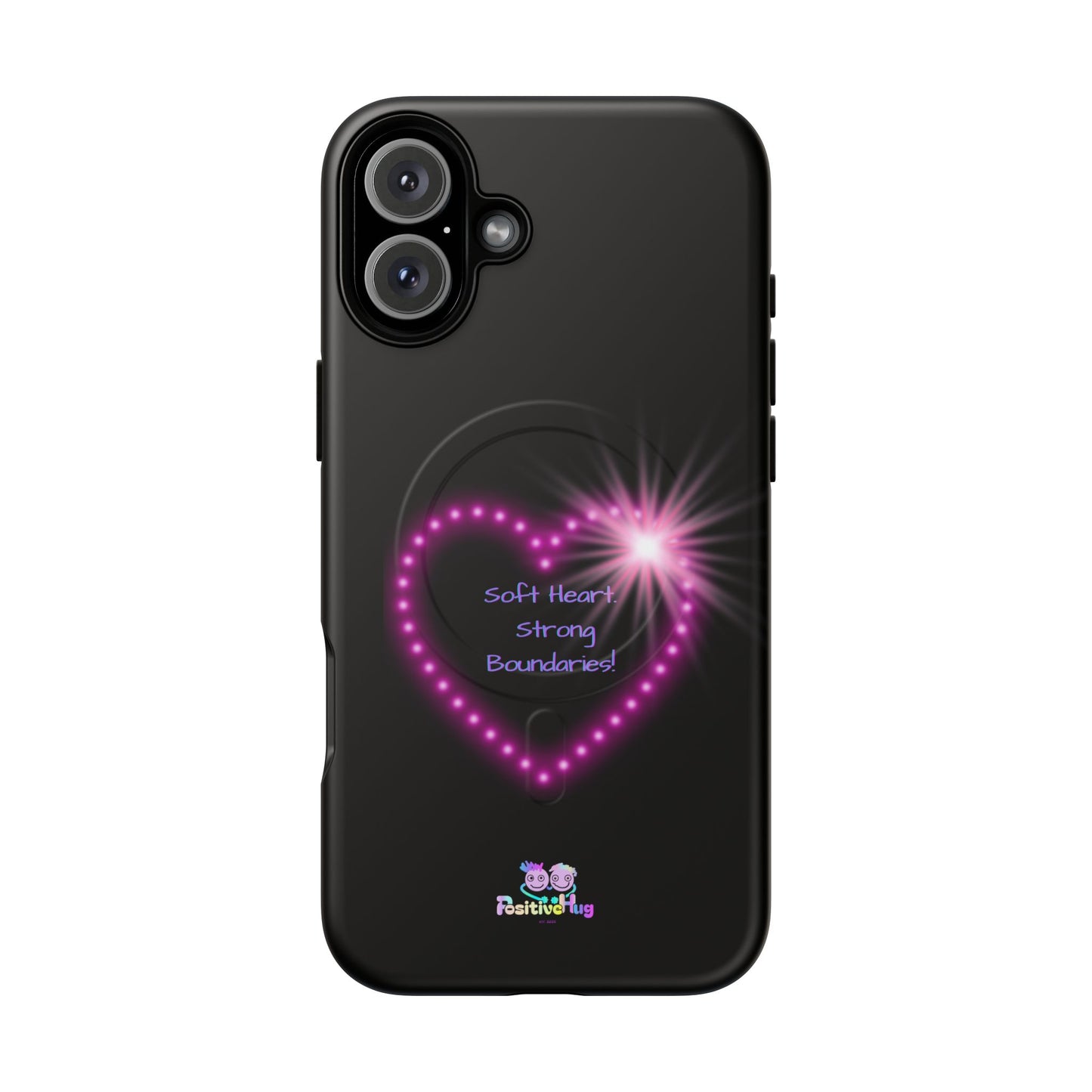 Soft Heart, Strong Boundaries Women's Tough Magnetic Phone Case — Self-Love | PositiveHug