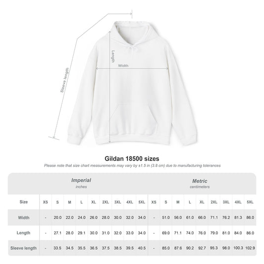 Hey, Good Luck! x - Motivational Hoodie - Design on back