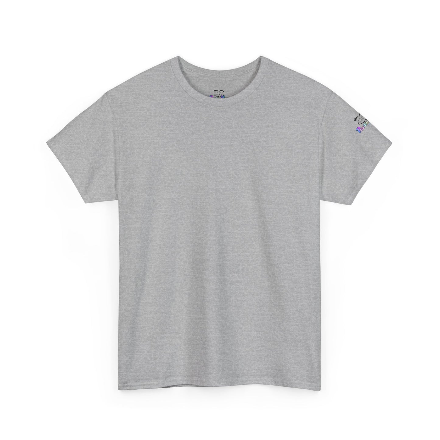 'Hey, Good Luck! x ' Quote on back, Motivational Tee