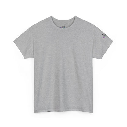 'Hey, Good Luck! x ' Quote on back, Motivational Tee