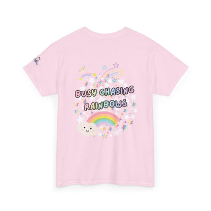Busy Chasing Rainbows T-Shirt  - Limited Edition | PositiveHug