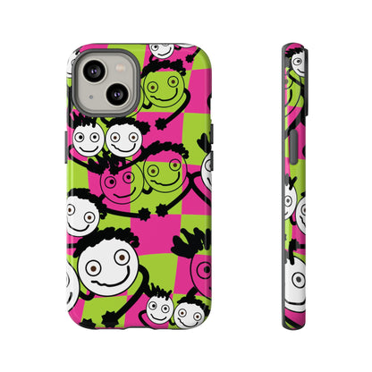 Positive Vibes Phone Case - By PositiveHug Happy, Colorful Tough Case,