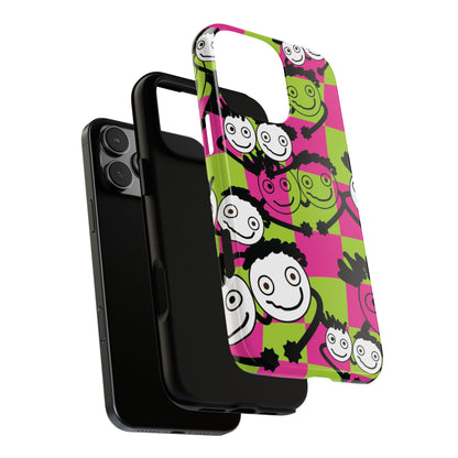 Positive Vibes Phone Case - By PositiveHug Happy, Colorful Tough Case,