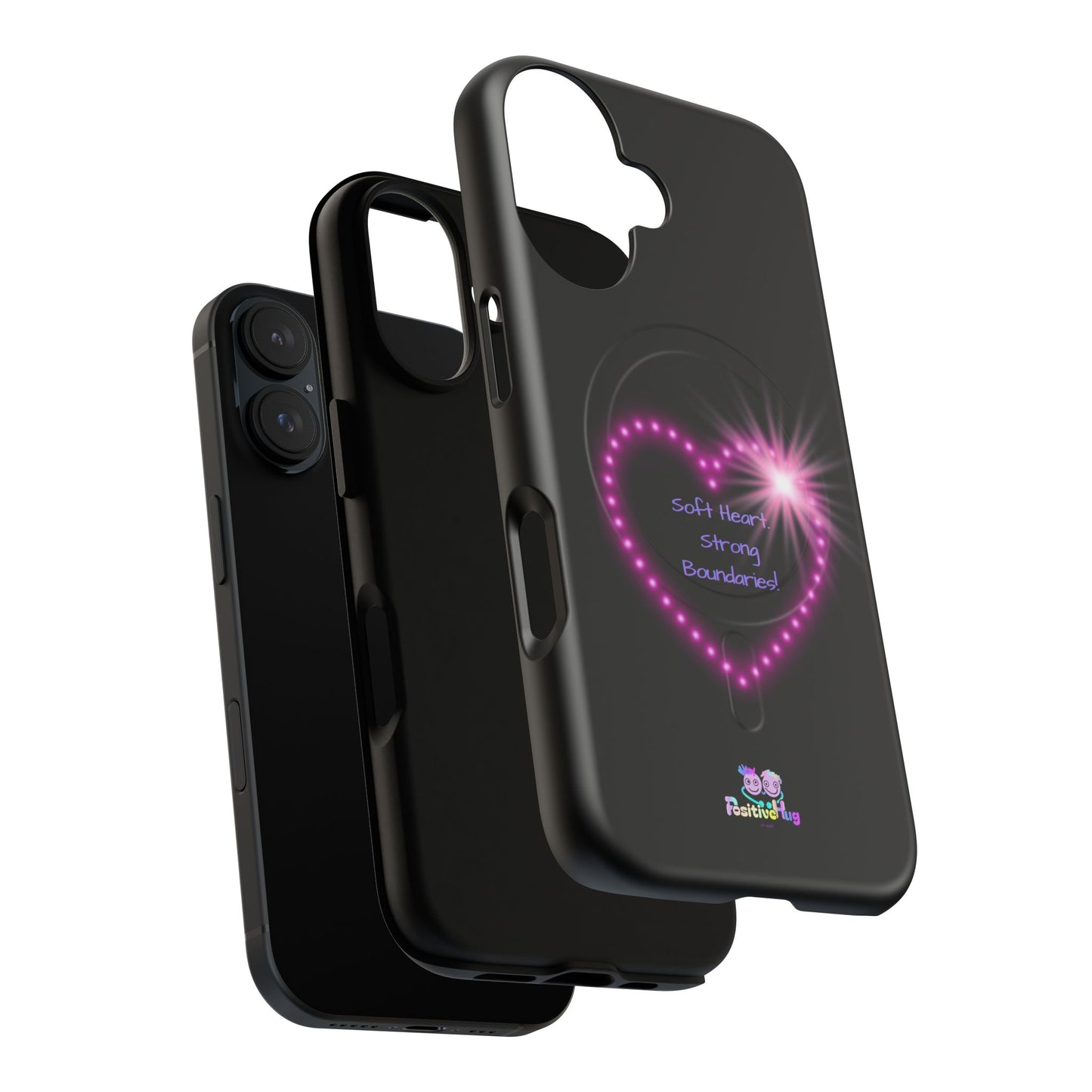 Soft Heart, Strong Boundaries Women's Tough Magnetic Phone Case — Self-Love | PositiveHug