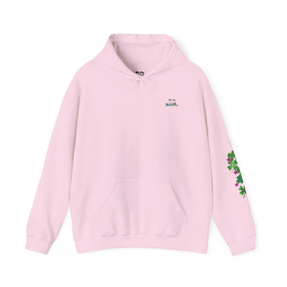 Hey, Good Luck! x - Motivational Hoodie - Design on back