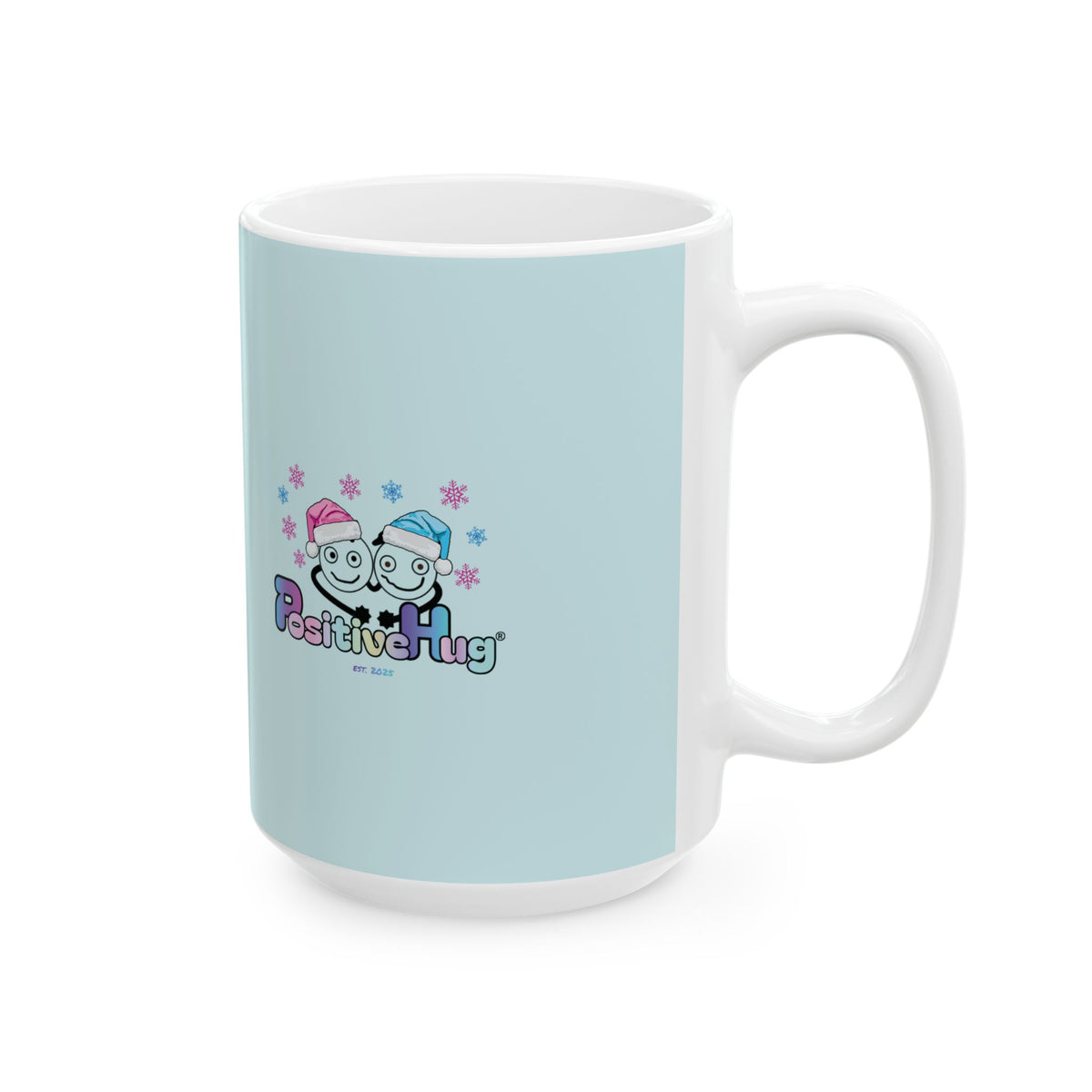 Christmas Cat Ceramic Mug, Too Cute for the Naughty List | PositiveHug