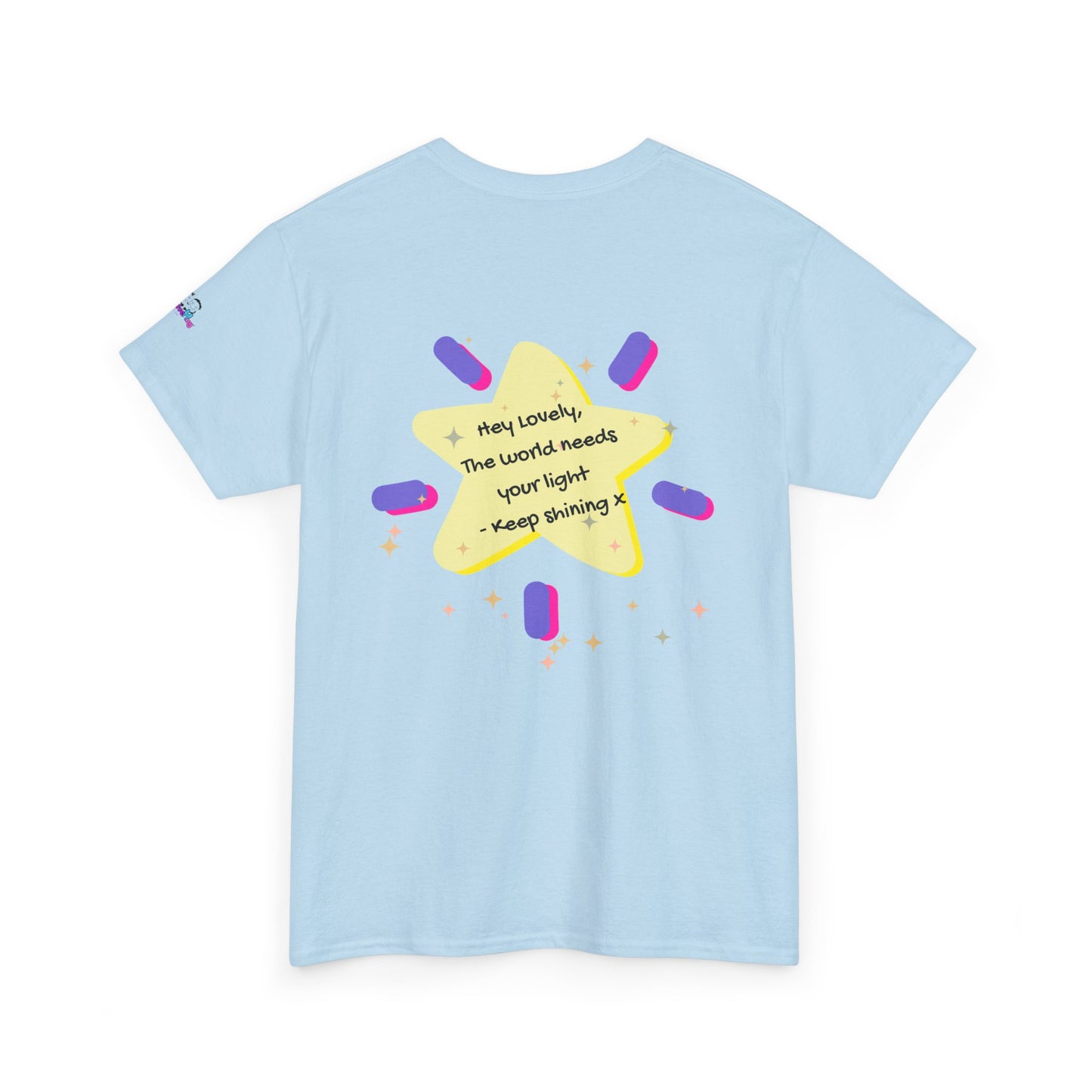 Keep Shining Star T-Shirt Inspirational Quote, Cute -  Star Design Tee