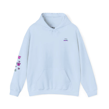 Butterfly Encouragement Hoodie — "Hey, I Believe In You"