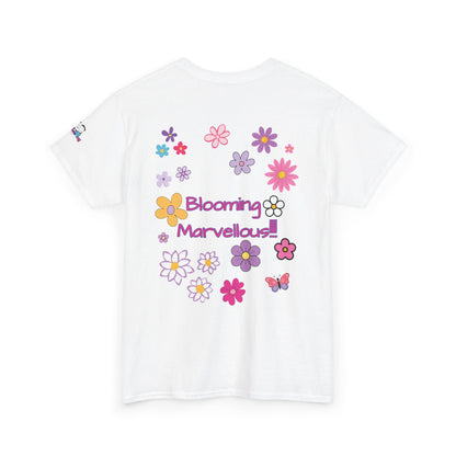 Blooming Marvellous Tee — Women's Floral Graphic T-Shirt | PositiveHug