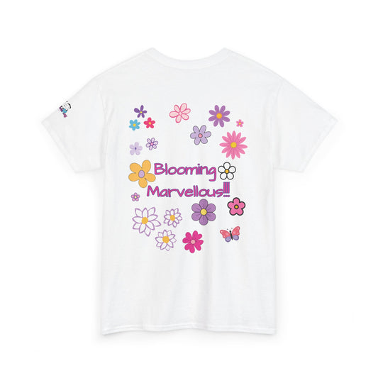 Blooming Marvellous Tee — Women's Floral Graphic T-Shirt | PositiveHug