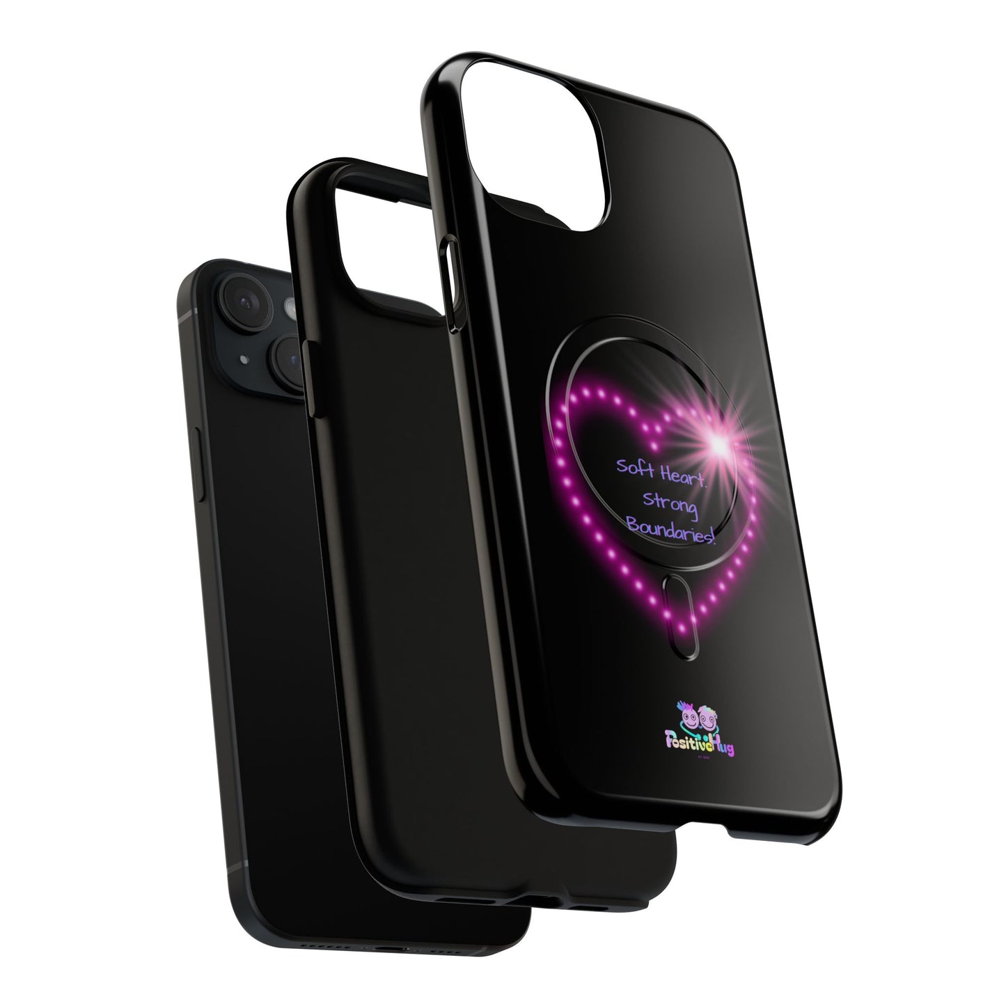Soft Heart, Strong Boundaries Women's Tough Magnetic Phone Case — Self-Love | PositiveHug