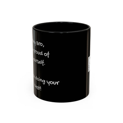 PositiveHug Motivational Coffee Mug — Encouraging Message Accent Mug (11/15oz)