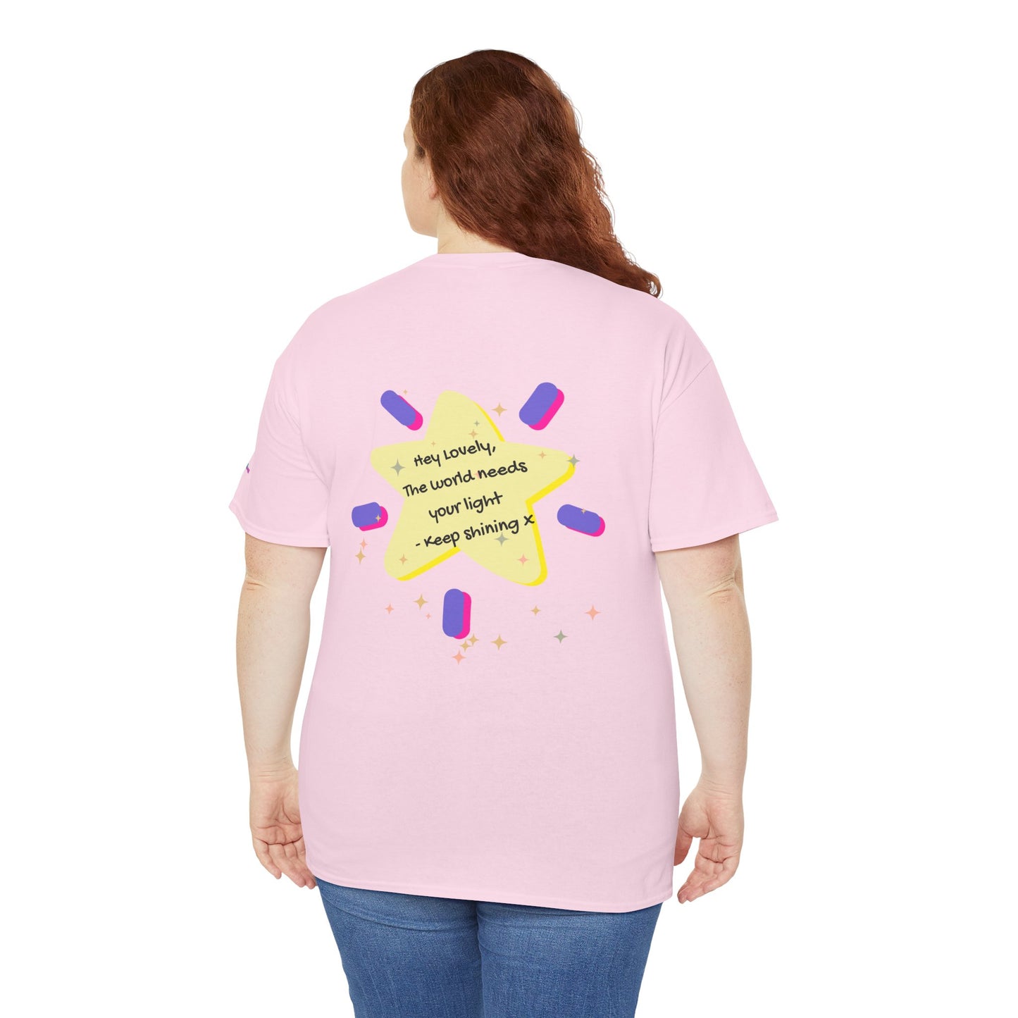 Keep Shining Star T-Shirt Inspirational Quote, Cute -  Star Design Tee